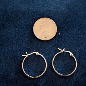 Elegant Sterling Silver Hoop Earrings